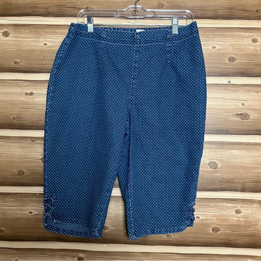 Chosse 5 Ítems For $30 Croft & barrow ‎ blue white shorts 14 petite